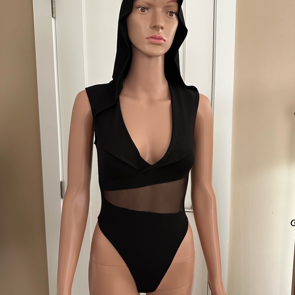 Patrice Catanzaro Les P’tites Folies Black Hera Bodysuit, Size L